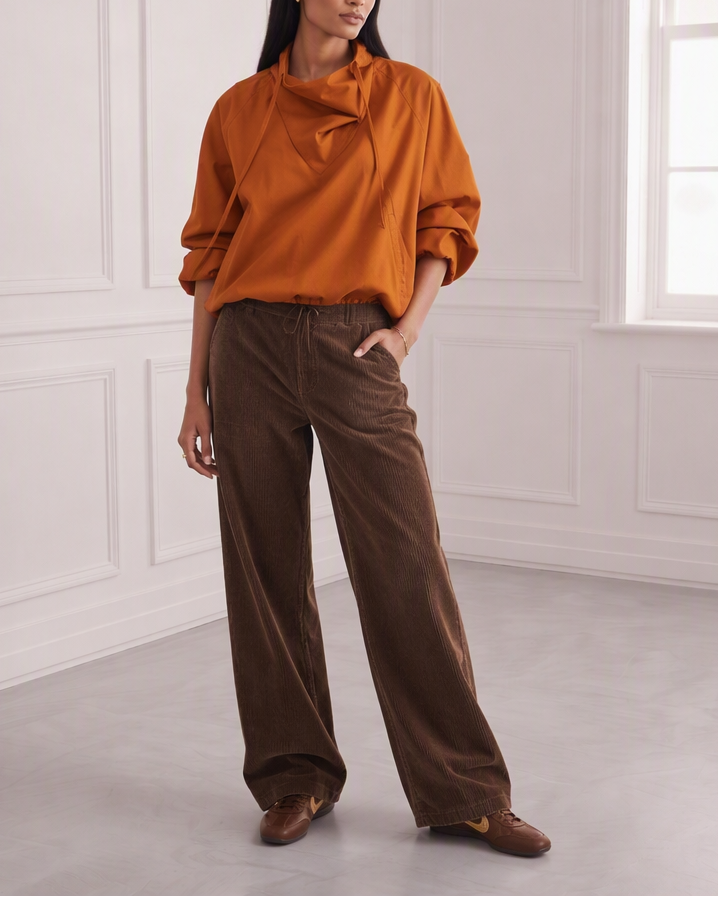 Orange Cotton Jacket
