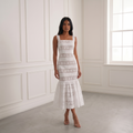 Peplum Lace Midi
