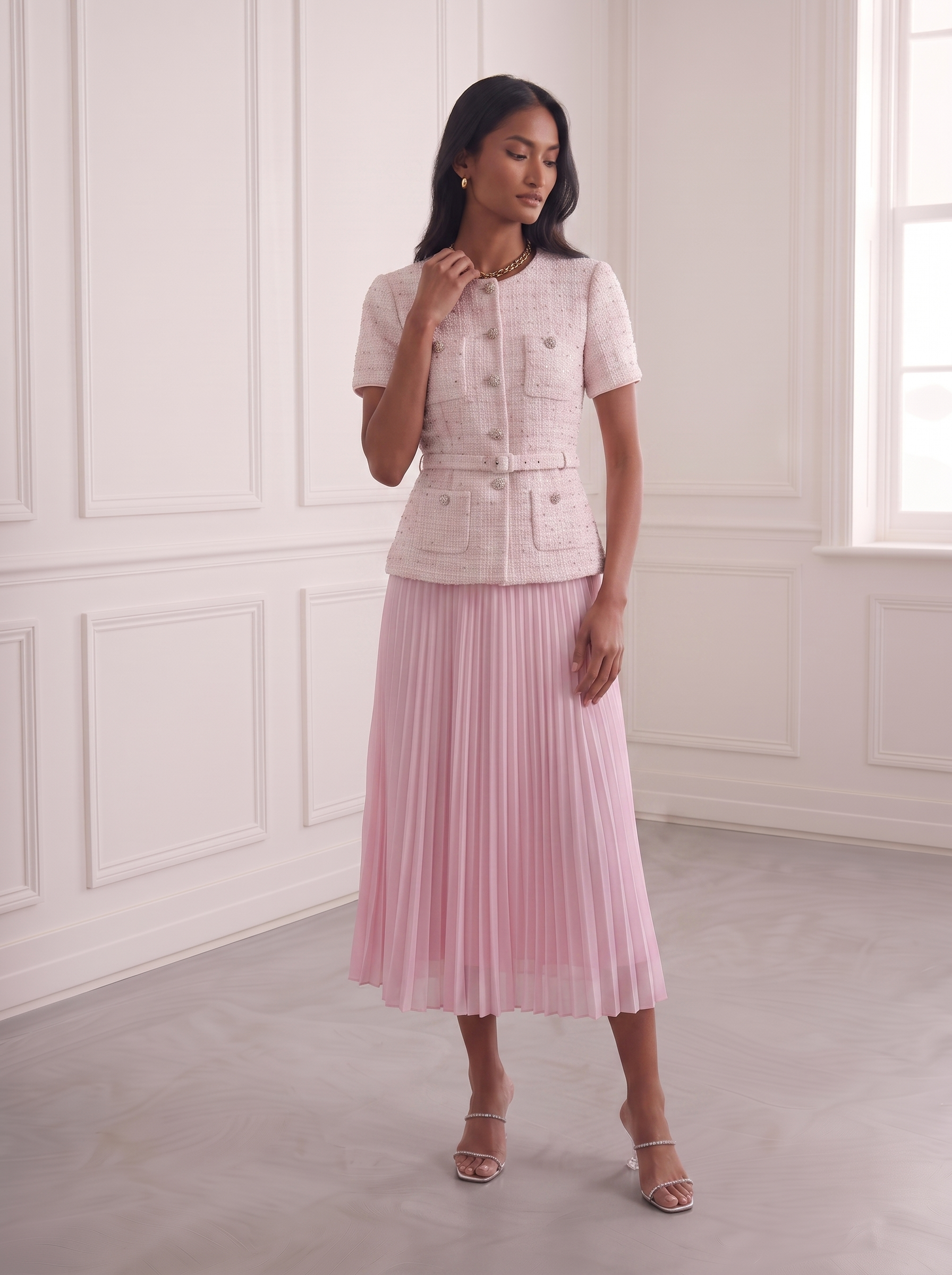 Blush Boucle Midi