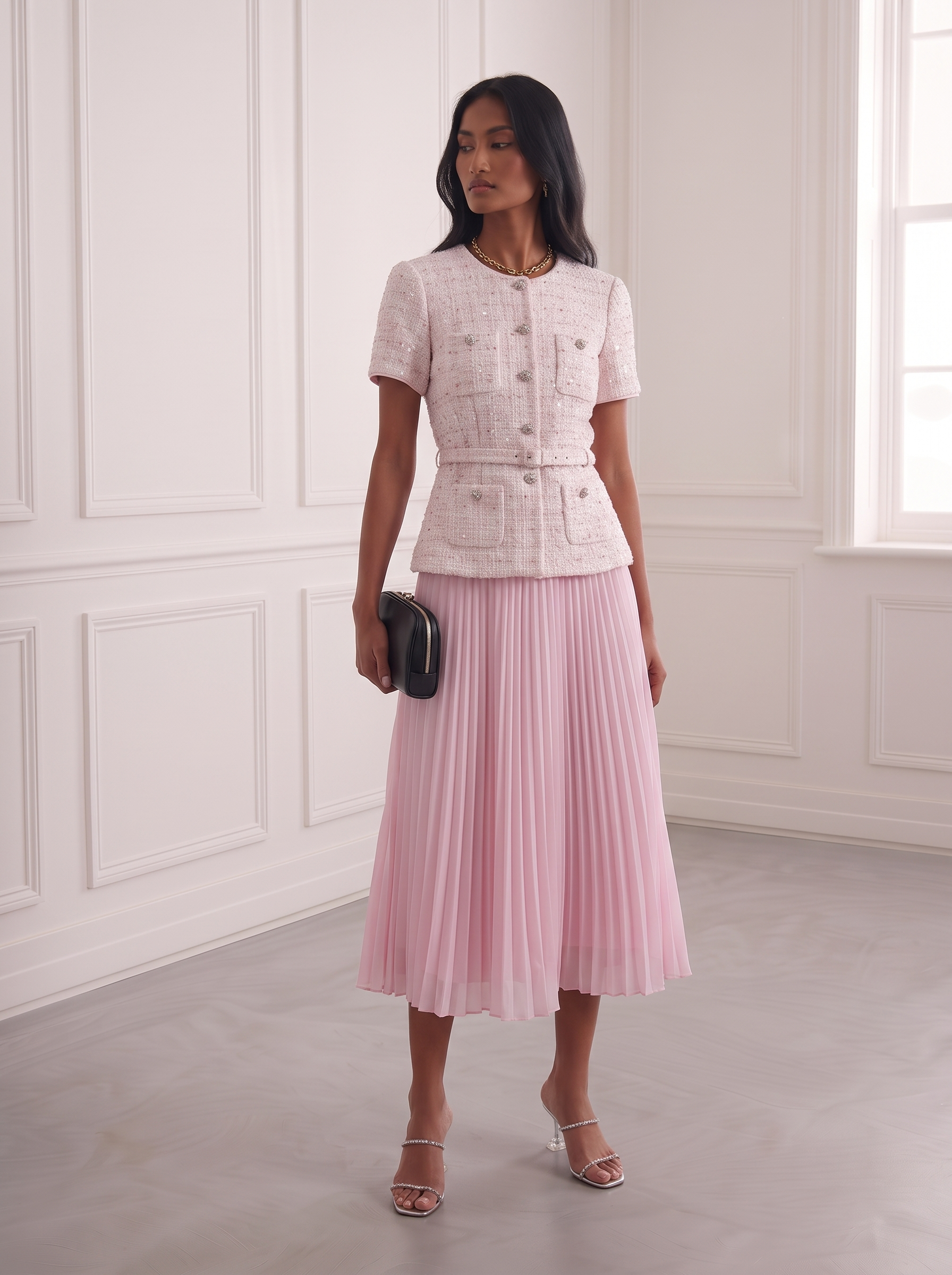 Blush Boucle Midi