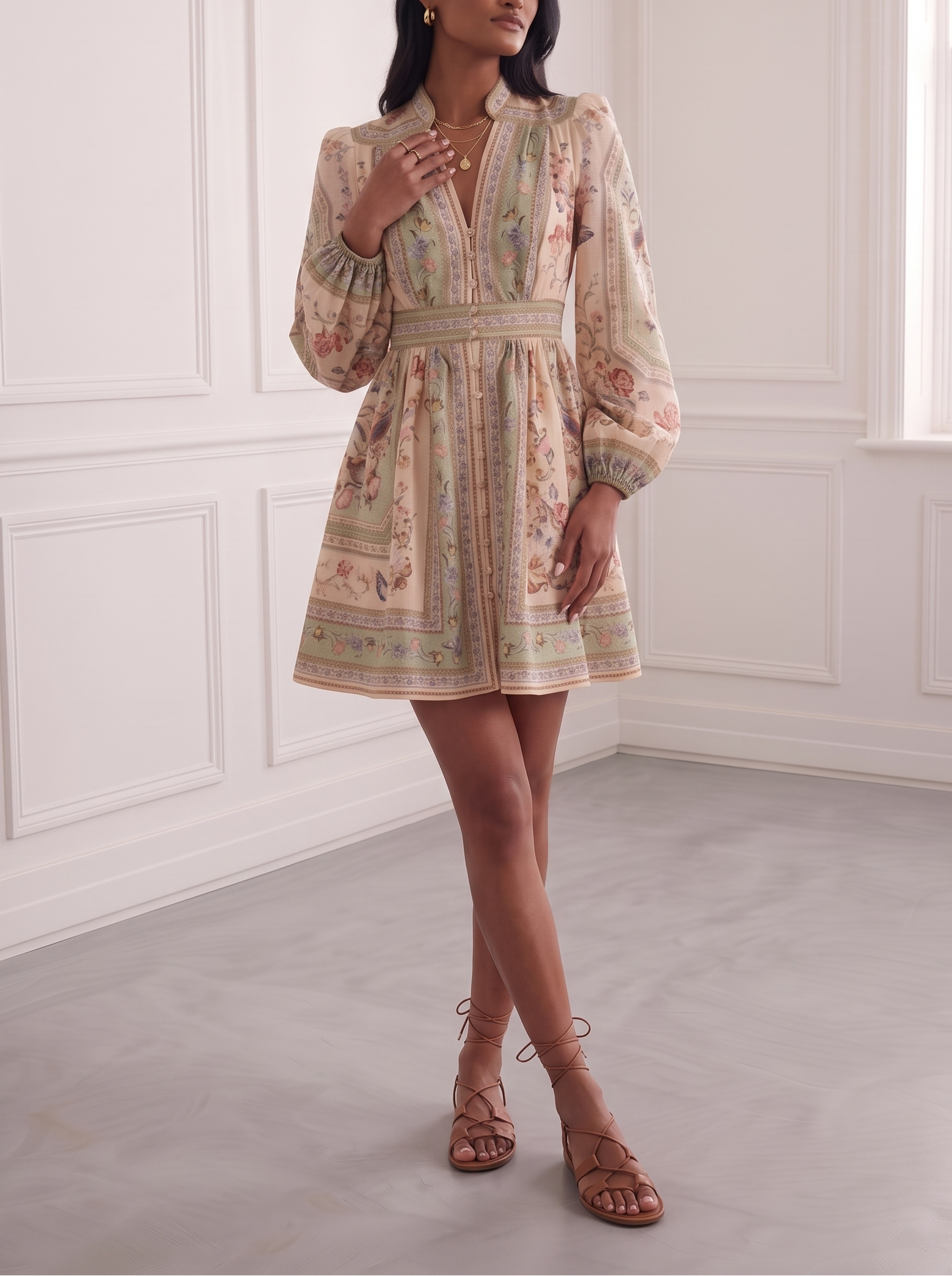 Floral Print Mini