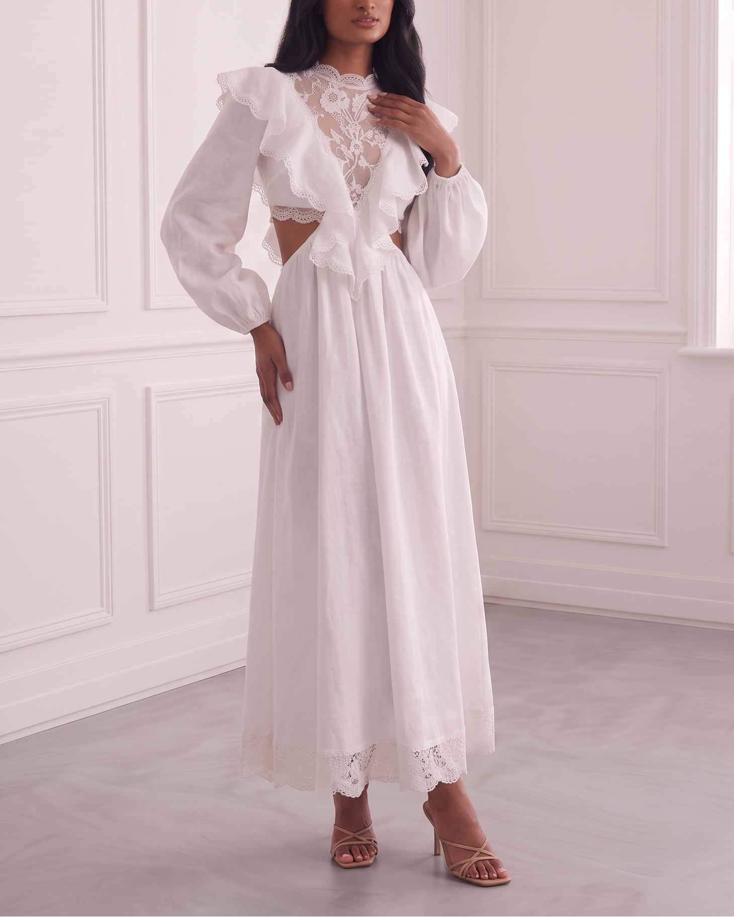 Ivory Lace Dress