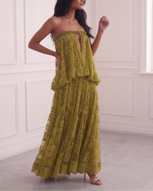 Bandeau Lace Maxi