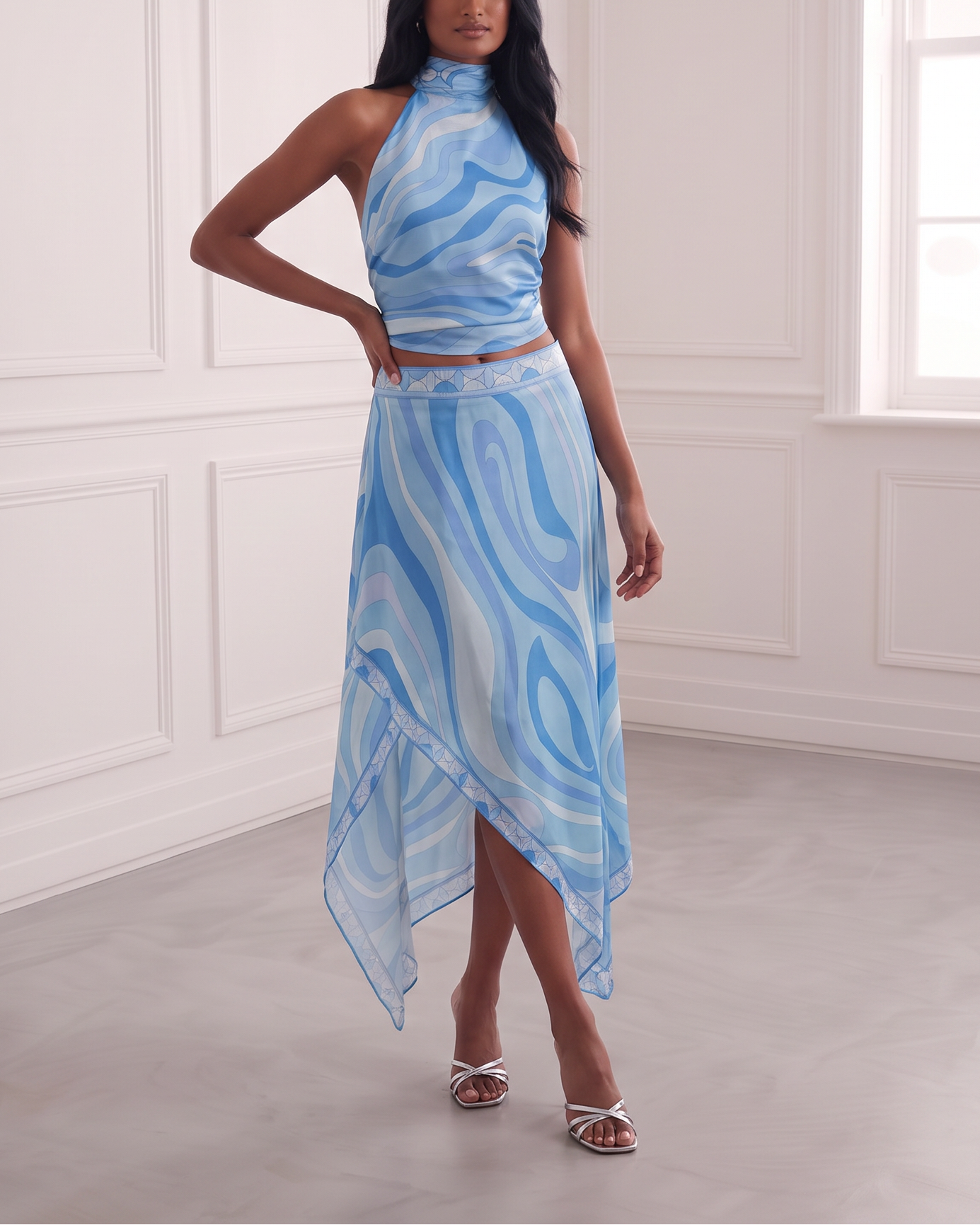 Print Halter Set