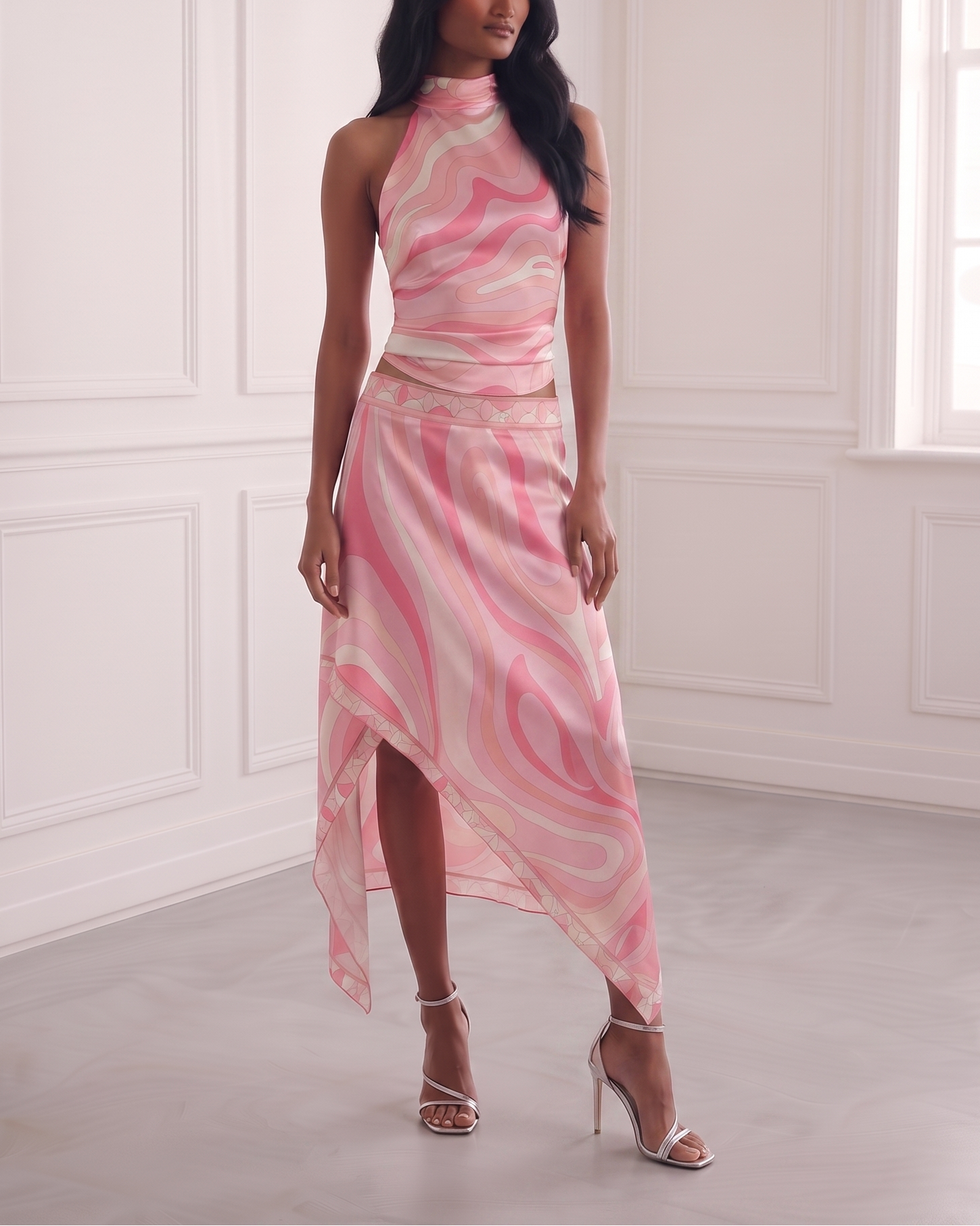Print Halter Set