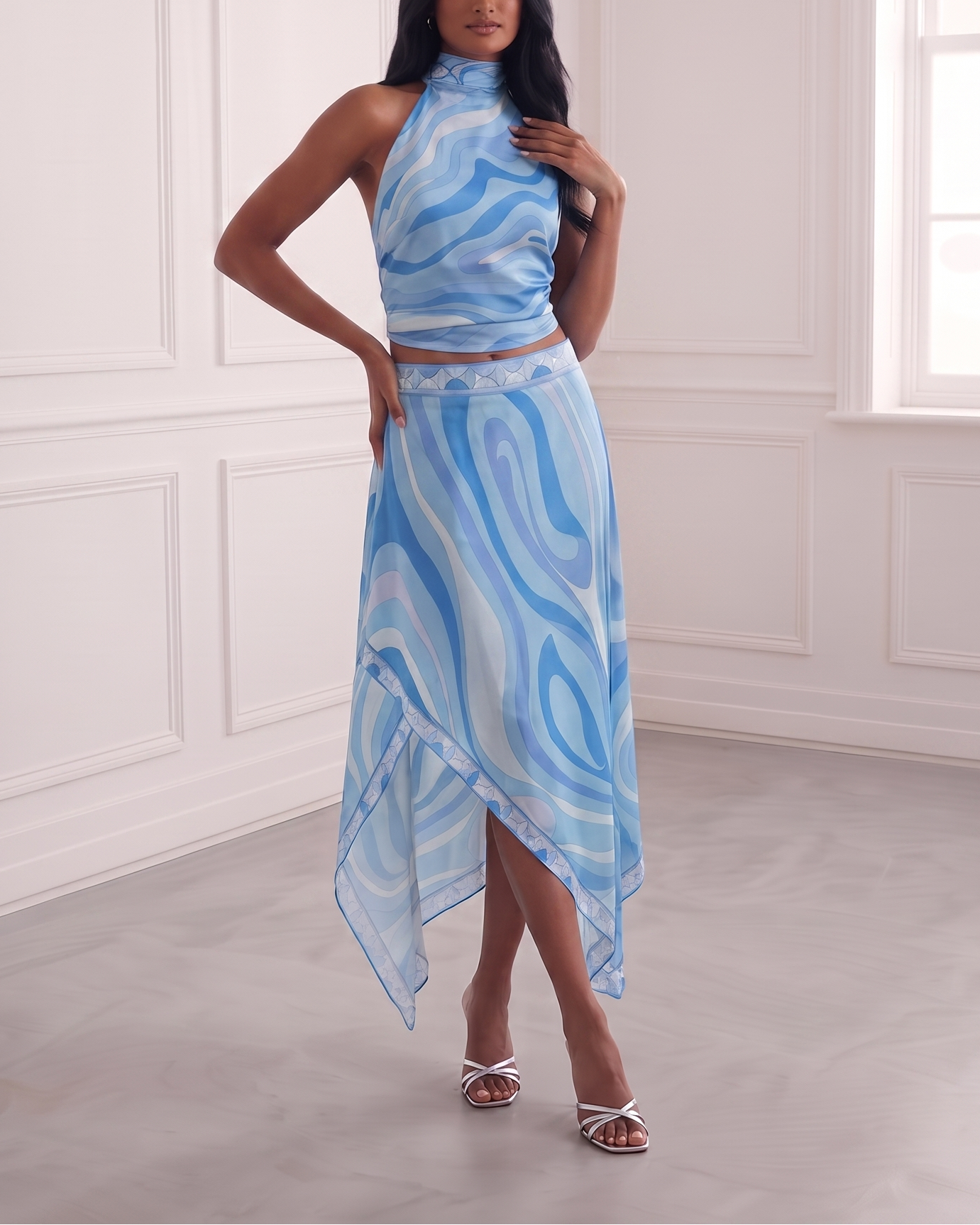 Print Halter Set
