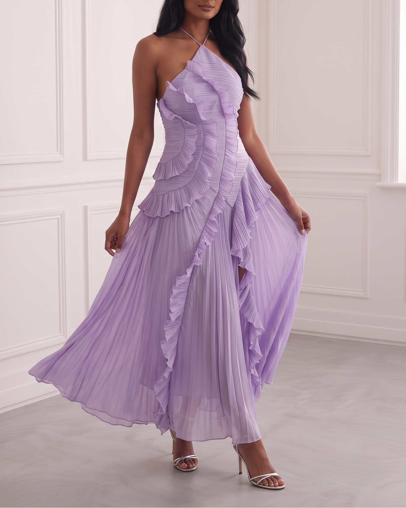 Ruffle Midi