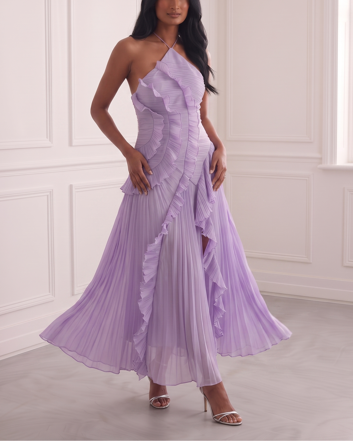 Ruffle Midi