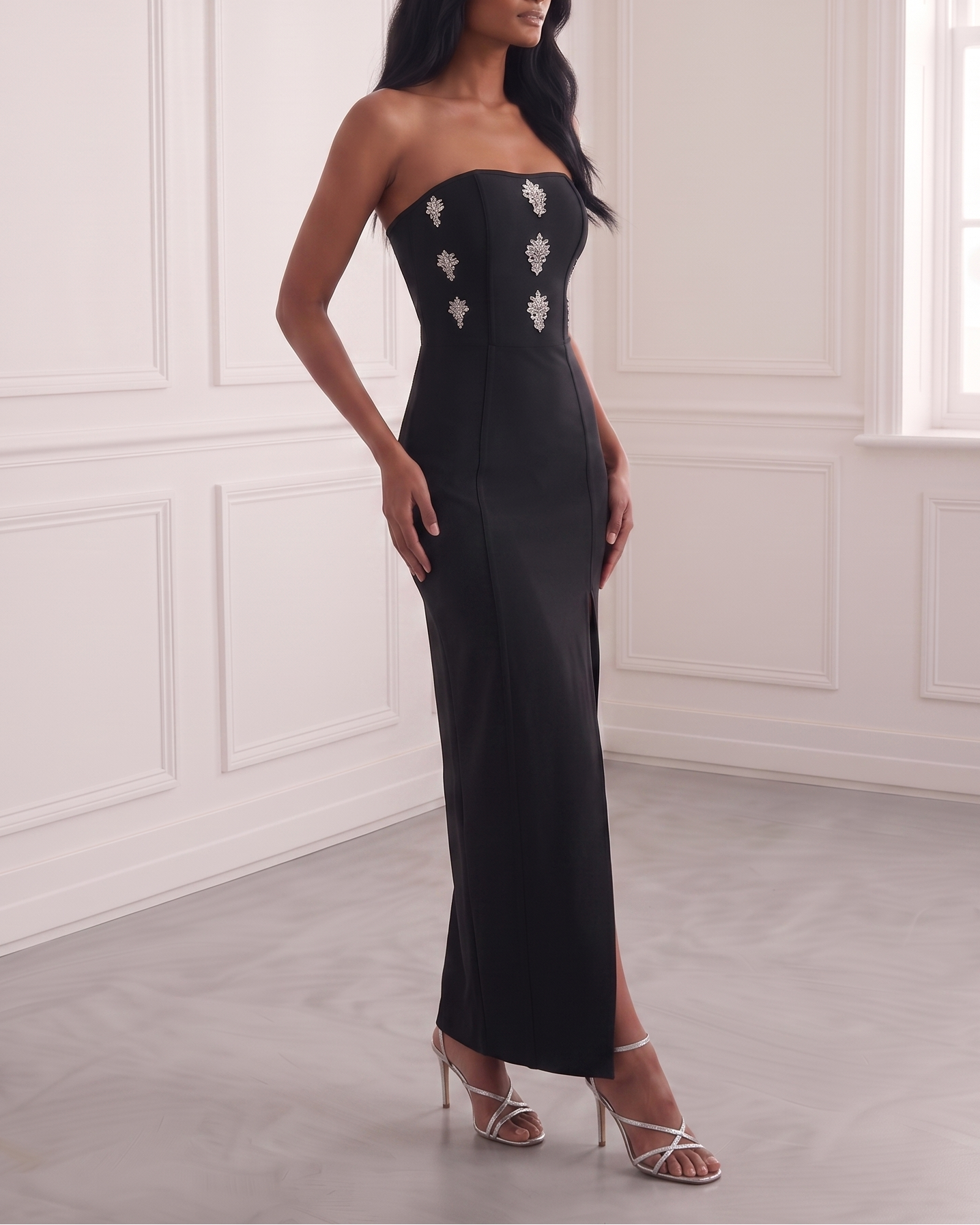 Black Bandage Midi
