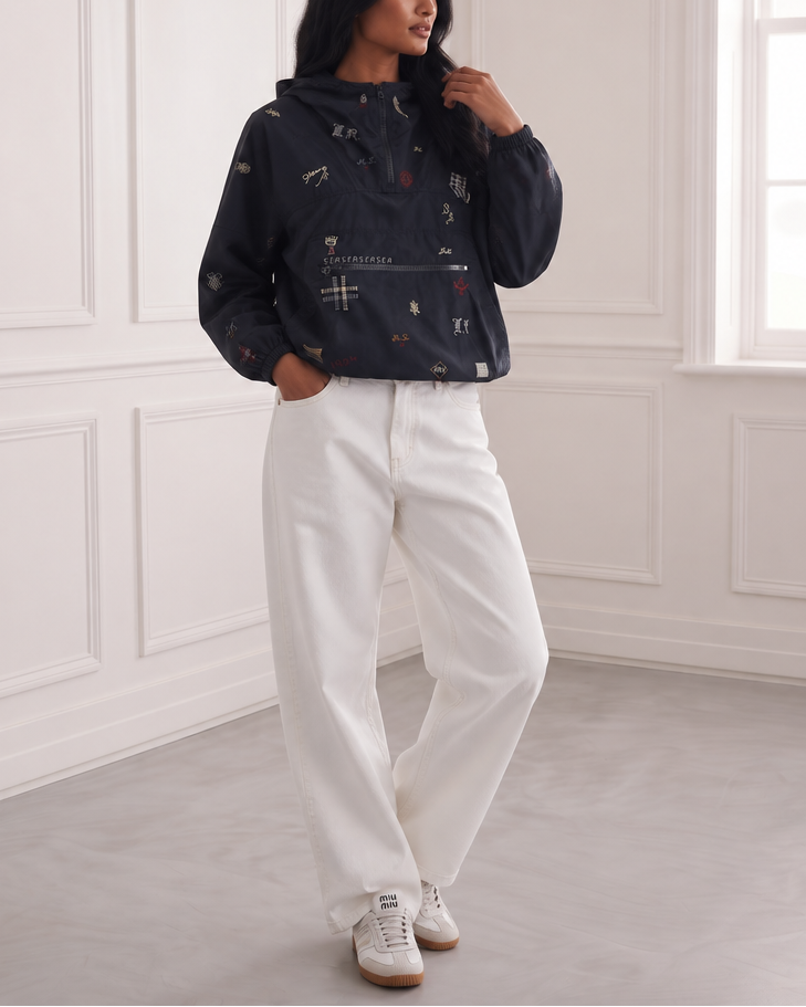 Patchwork Windbreaker