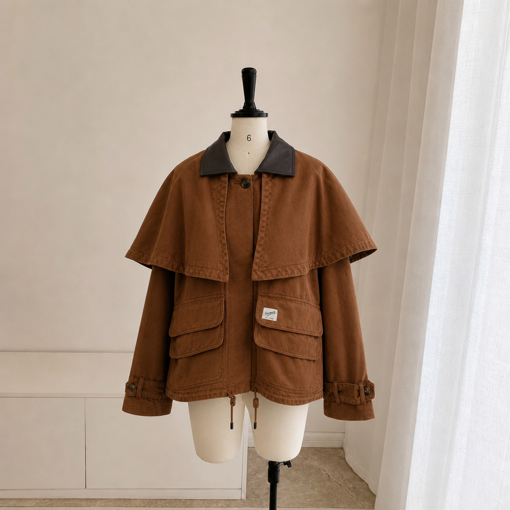 Cotton Cape Jacket